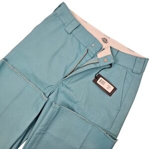 Dickies Women's 8R Cropped Twill Ankle Pants - FPR10R2I - Rinsed Porcelain NWT